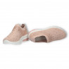Sneakers roz, cu pietre, talpa groasa
