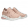 Sneakers roz, cu pietre, talpa groasa