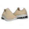 Sneakers ciorap, bej, pentru femei