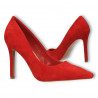 Pantofi rosii, stiletto, de gala