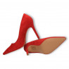 Pantofi rosii, stiletto, de gala