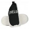 Sneakers negri, LOVE, pentru femei