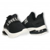 Sneakers negri, LOVE, pentru femei