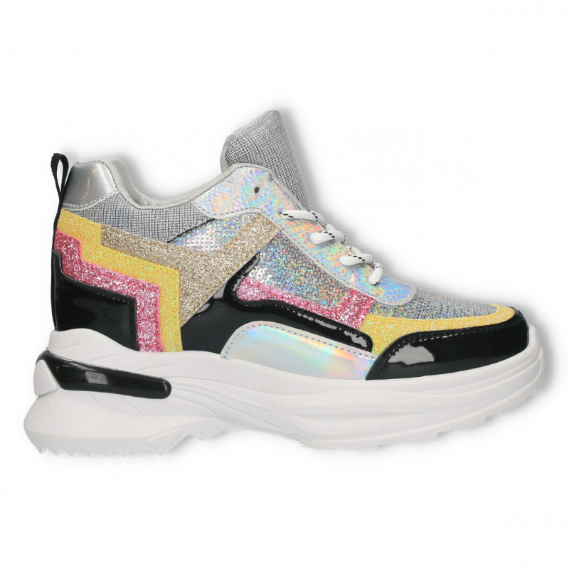 Sneakers dama, gliter, talpa groasa Sneakers dama, gliter, talpa groasa