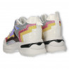 Sneakers talpa inalta, cu gliter si paiete