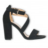 Sandale elegante, dama, negre