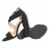 Sandale elegante, dama, negre