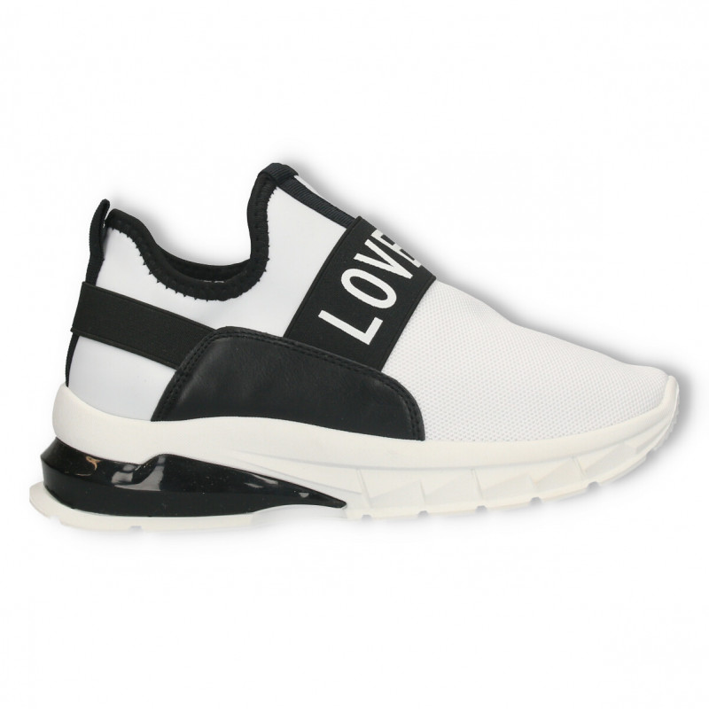 Sneakers albi, LOVE, pentru femei Sneakers albi, LOVE, pentru femei