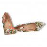 Pantofi stiletto, material floral