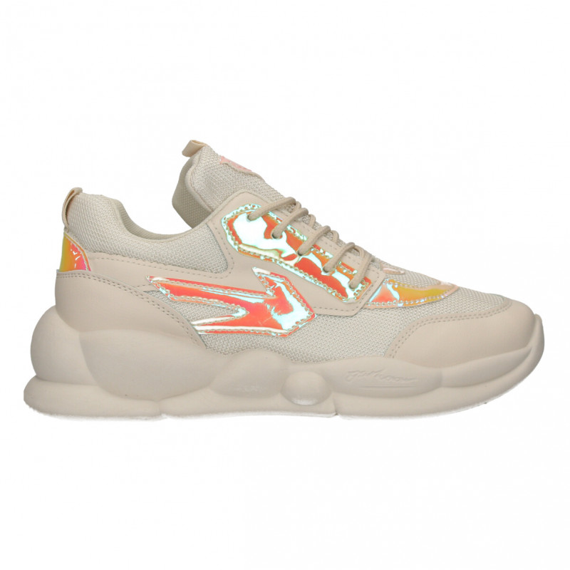 Sneakers albi, de dama, talpa groasa Sneakers albi, de dama, talpa groasa