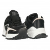 Sneakers negri, talpa alba, pentru femei