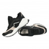Sneakers negri, talpa alba, pentru femei