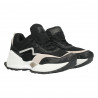 Sneakers negri, talpa alba, pentru femei