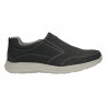 Pantofi barbatesti, fara siret, negru antic