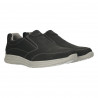 Pantofi barbatesti, fara siret, negru antic