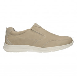 Pantofi crem, slip on, pentru barbati