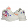 Sneakers urbani, albi, pentru femei