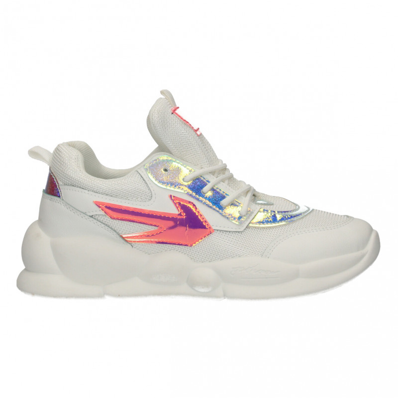 Sneakers urbane, albe, pentru femei Sneakers urbane, albe, pentru femei