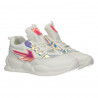 Sneakers urbani, albi, pentru femei