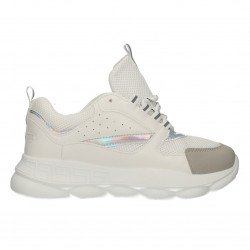 Sneakers urbani, dama, culoare alba