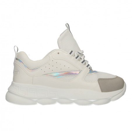 Sneakers urbani, dama, culoare alba