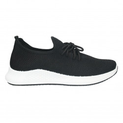 Pantofi sport, tip ciorap, culoare neagra