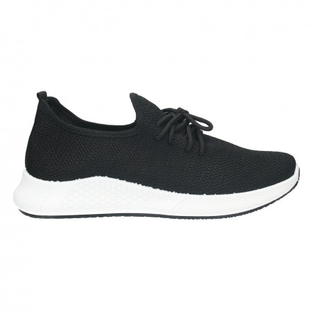 Pantofi sport, tip ciorap, culoare neagra