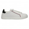 Sneakers albi, dama, cu perforatii
