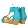 Sandale cu platforma mica, stil clasic