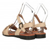 Sandale albe in stil casual, pentru femei