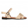 Sandale albe in stil casual, pentru femei