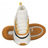 Sneakers albi, dama, cu talpa inalta