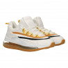 Sneakers albi, dama, cu talpa inalta