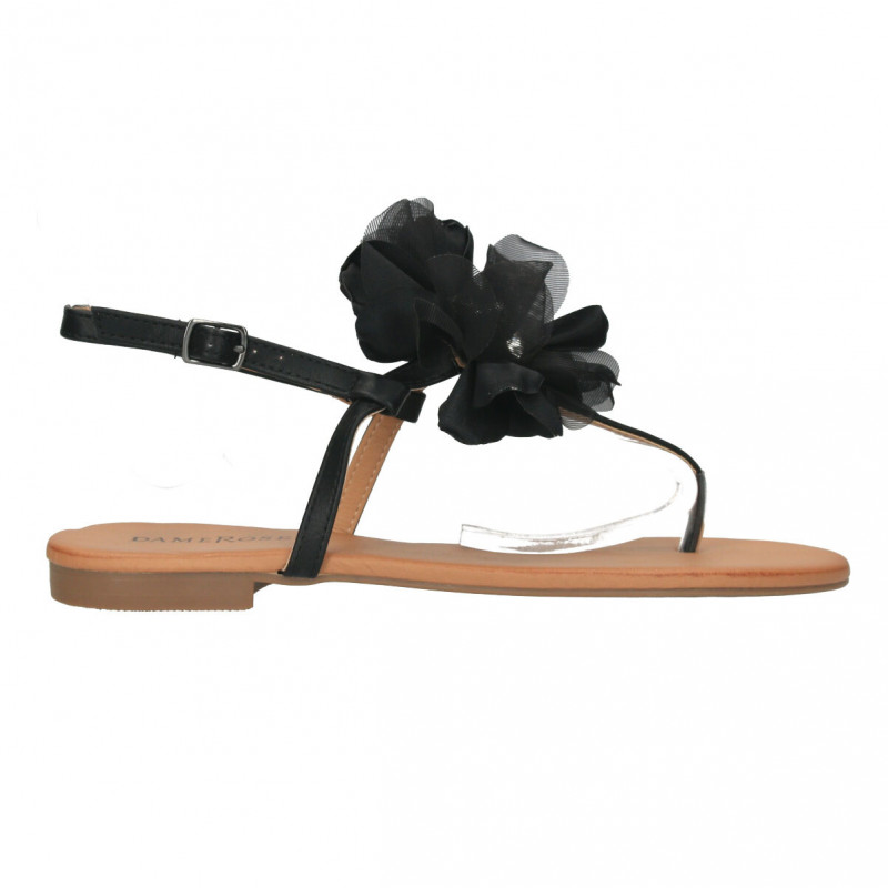 Sandale flip flops, cu floare mare Sandale flip flops, cu floare mare