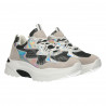 Sneakers dama, alb cu negru