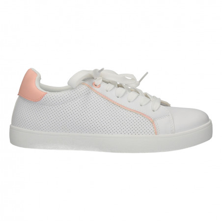 Sneakers dama, stil urban, culoarea alba