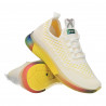 Sneakers alb cu galben, slip on