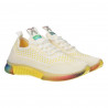 Sneakers alb cu galben, slip on