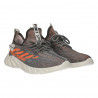Sneakers barbati, gri, material tip tricot