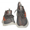 Sneakers barbati, gri, material tip tricot