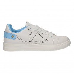 Sneakers albi, cu...