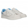 Sneakers albi, cu perforatii, pentru femei