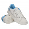 Sneakers albi, cu perforatii, pentru femei