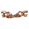 Sandale dama, chic, piele naturala maro