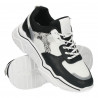 Pantofi sport, talpa inalta, insertie snake