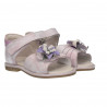 Sandale fete, piele naturala, culoare mov