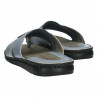 Saboti barbati flip flop, piele, blue