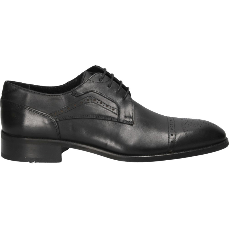 Pantofi office barbatesti, negri, din piele Pantofi office barbatesti, negri, din piele