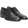 Pantofi office barbatesti, negri, din piele