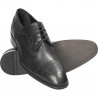 Pantofi office barbatesti, negri, din piele